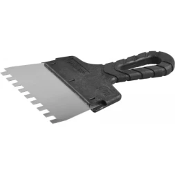 Шпатель ЗУБР &quot;МАСТЕР&quot; ФАСАДНЫЙ, нержавеющее полотно, 150мм, зуб 8х8мм 10078-15-08