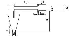 Штангенциркуль ШЦ 3-630 (0.05) класс Премиум губки 90мм купить в Екатеринбурге