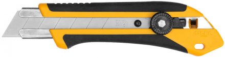 Нож OLFA с выдвижным лезвием, двухкомпонентный корпус, трещоточный фиксатор, 25мм OL-XH-1 купить в Екатеринбурге