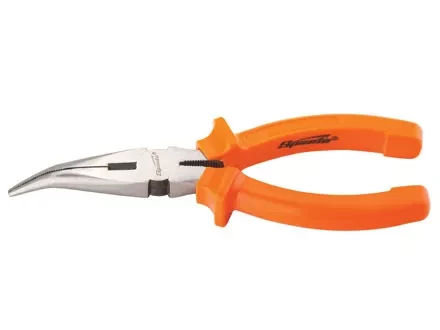 Длинногубцы изогнутые Classic 160 мм шлифованные пластмассовые рукоятки SPARTA 17411 купить в Екатеринбурге