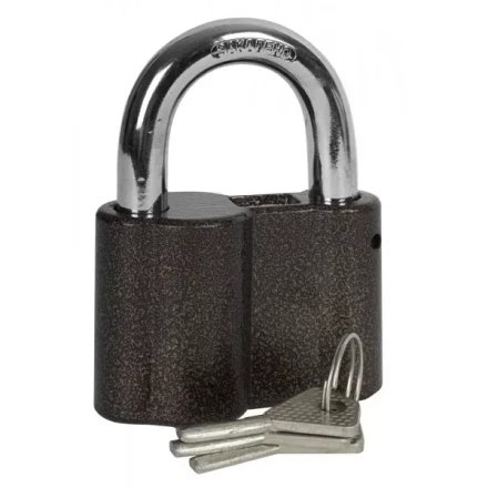 Замок навесной ЗУБР &quot;МАСТЕР&quot; общего применения, дисковый механизм секрета, ключ 7 PIN, дужка d-14мм, 80мм 3720_z01 купить в Екатеринбурге