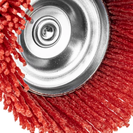 Щетка для дрели, 75 мм, Чашка, со шпилькой, нейлоновая щетина Denzel 74436 купить в Екатеринбурге