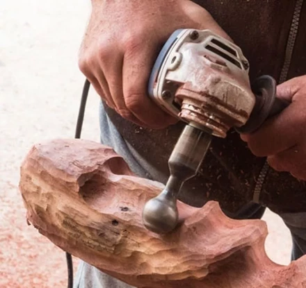 Шарообразная фреза MESSER 40х108хМ14  для объемно-фигурных работ по дереву купить в Екатеринбурге