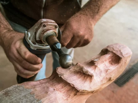 Шарообразная фреза MESSER 40х108хМ14  для объемно-фигурных работ по дереву купить в Екатеринбурге