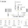 Горелка TIG 18 320A 100% TIG 250 315 AC/DC 8метра Trak-50MMQ 2p б/р Aurora купить в Екатеринбурге