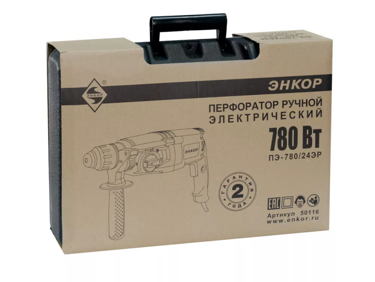 Перфоратор SDS+ ПЭ-780/24ЭР Энкор 50116 купить в Екатеринбурге