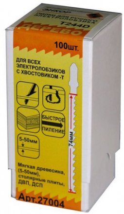 Пилка для электролобзика T244 D HCS 1шт/100 Энкор 27004 купить в Екатеринбурге
