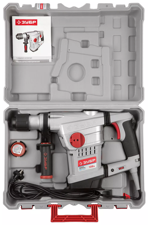 Перфоратор ЗУБР SDS-Max, 10Дж, 1250Вт, кейс ЗПМЭ-1250ЭК купить в Екатеринбурге