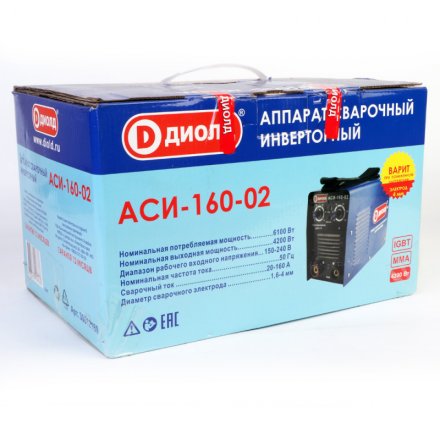Аппарат сварочный инверторный Диолд АСИ-160-02 купить в Екатеринбурге