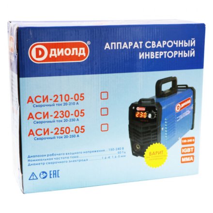 Аппарат сварочный инверторный Диолд АСИ 250-05 купить в Екатеринбурге
