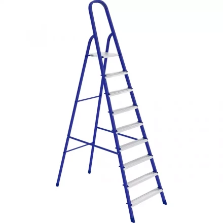 Стремянка 9 ступеней стальная АЛЮМЕТ 97773 купить в Екатеринбурге