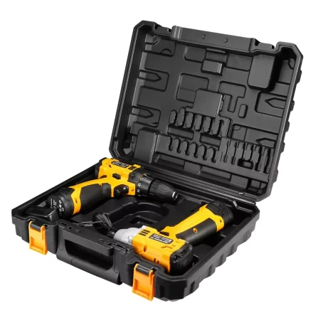 Набор аккумуляторного инструмента DEKO Гайковерт DKIS12 + Дрель DKCD12, 063-4107 купить в Екатеринбурге