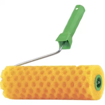 Валик &quot;СТРУКТУРНЫЙ&quot; поролоновый с ручкой, &quot;горошек&quot;, 240 мм СИБРТЕХ 80238 купить в Екатеринбурге