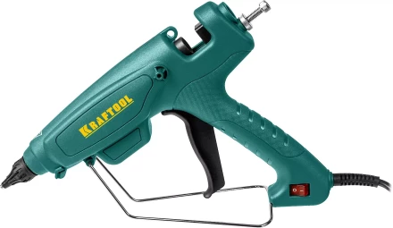 Пистолет клеевой (термоклеящий) &quot;PRO&quot;, KRAFTOOL 06843-220-12, эл, двухкомп корпус, рабоч темп 193град, выход клея 1,2кг/час, d=12мм, 220Вт 06843-220-12 купить в Екатеринбурге