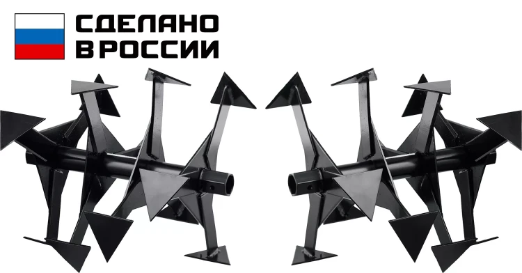 ЗУБР Ф-2, НЕХ 32, фрезы гусиные лапки для мотоблоков (707108-2) купить в Екатеринбурге