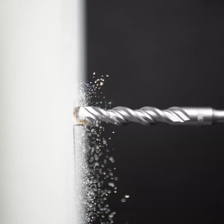 Бур по бетону Denzel, 16 x 160 мм ,двойная спираль, три пылеотводящие кромки, 705036 купить в Екатеринбурге