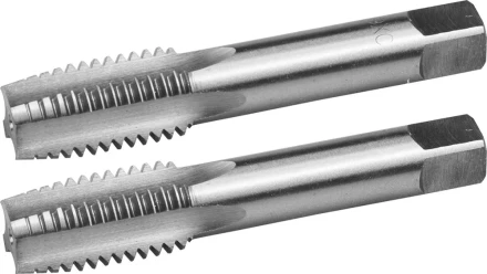 Комплект метчиков ЗУБР &quot;МАСТЕР&quot; ручных для нарезания метрической резьбы, М18 x 2,0, 2шт 4-28006-18-2.0-H2 купить в Екатеринбурге
