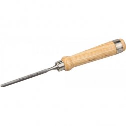 Стамеска-долото ЗУБР &quot;ЭКСПЕРТ&quot; полукруглая с деревянной ручкой, хромованадиевая сталь, 8мм 1822-08_z01