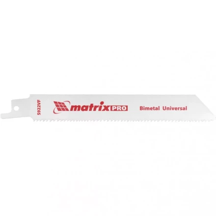 Полотна универсальные для сабельной пилы S922VF  125/1,8-2,5мм Bimetal 2 штуки PRO Matrix 782001 купить в Екатеринбурге