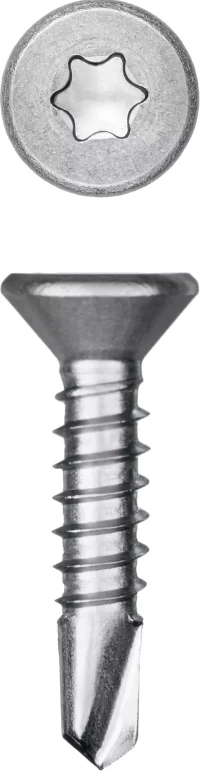 Нержавеющие саморезы DS-C с потайной головкой, коробка 300932-42-016