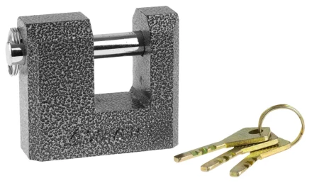 Замок STAYER &quot;MASTER&quot; навесной, П-образн.металлический корпус, с закаленной дужкой, в коробке, 70мм 37143-70 купить в Екатеринбурге